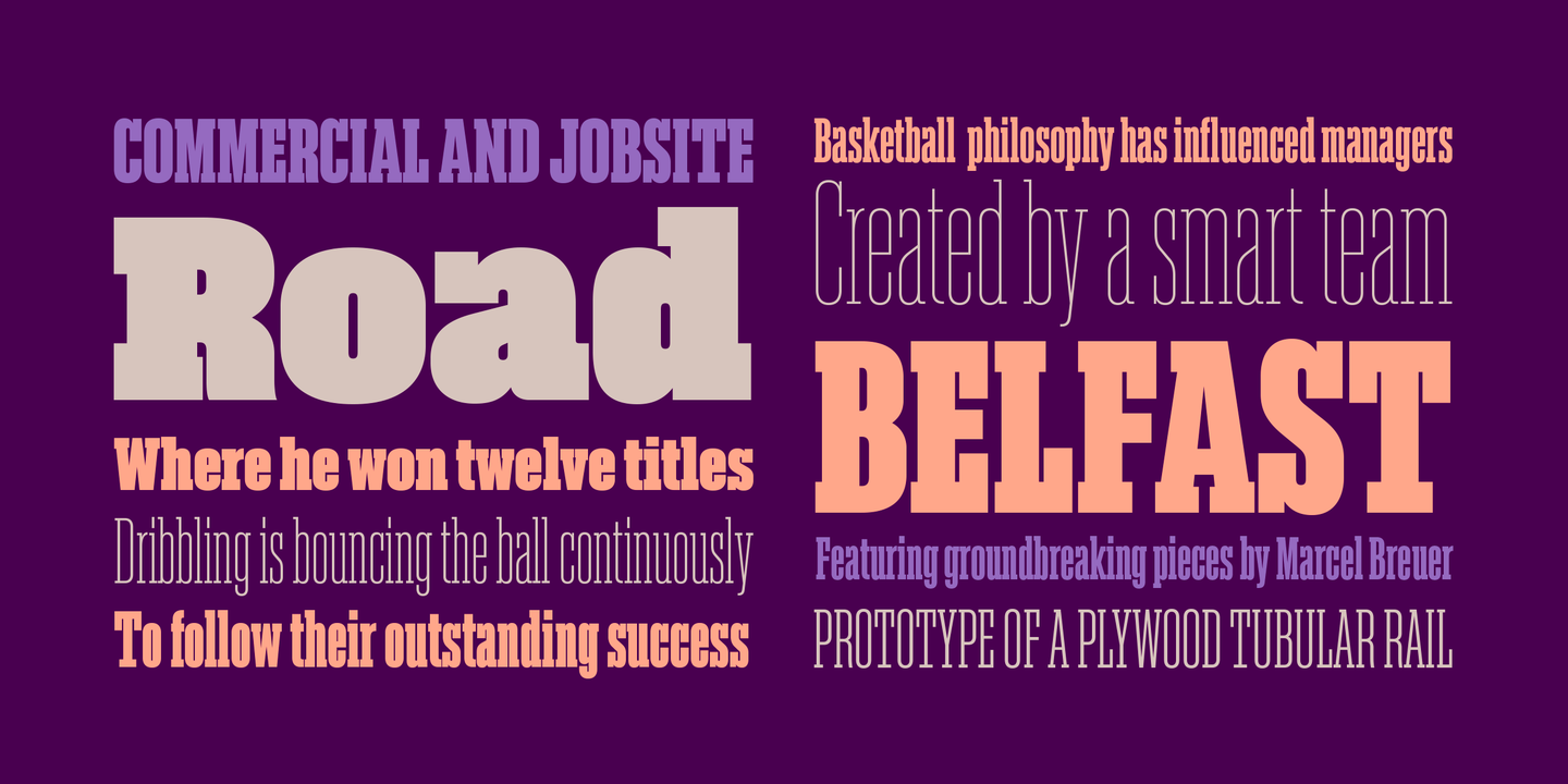 Шрифт Akkordeon Slab